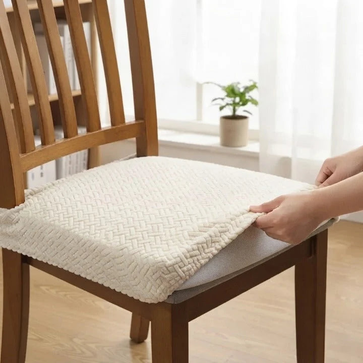 Chair Cover with Elastic Jacquard Fabric