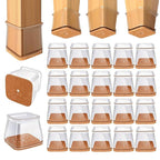Chair Leg Protectors with Felt Pads