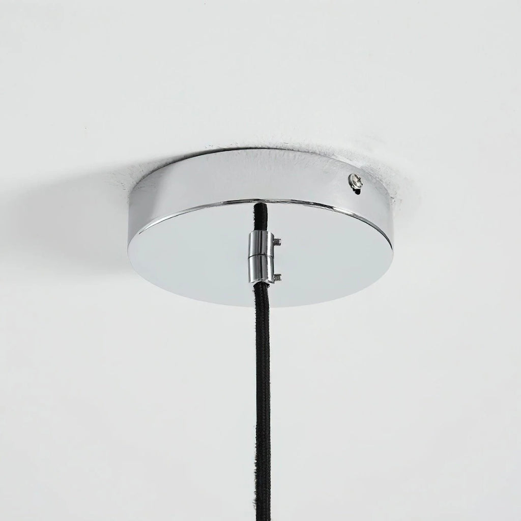 Chandelier | Floral Petal Design, Metal & Glass