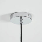 Chandelier | Floral Petal Design, Metal & Glass