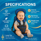 Child Booster Car Seat with 5-Point Harness