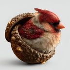 Christmas Tree Ornament with Woodland Animal Acorn Design