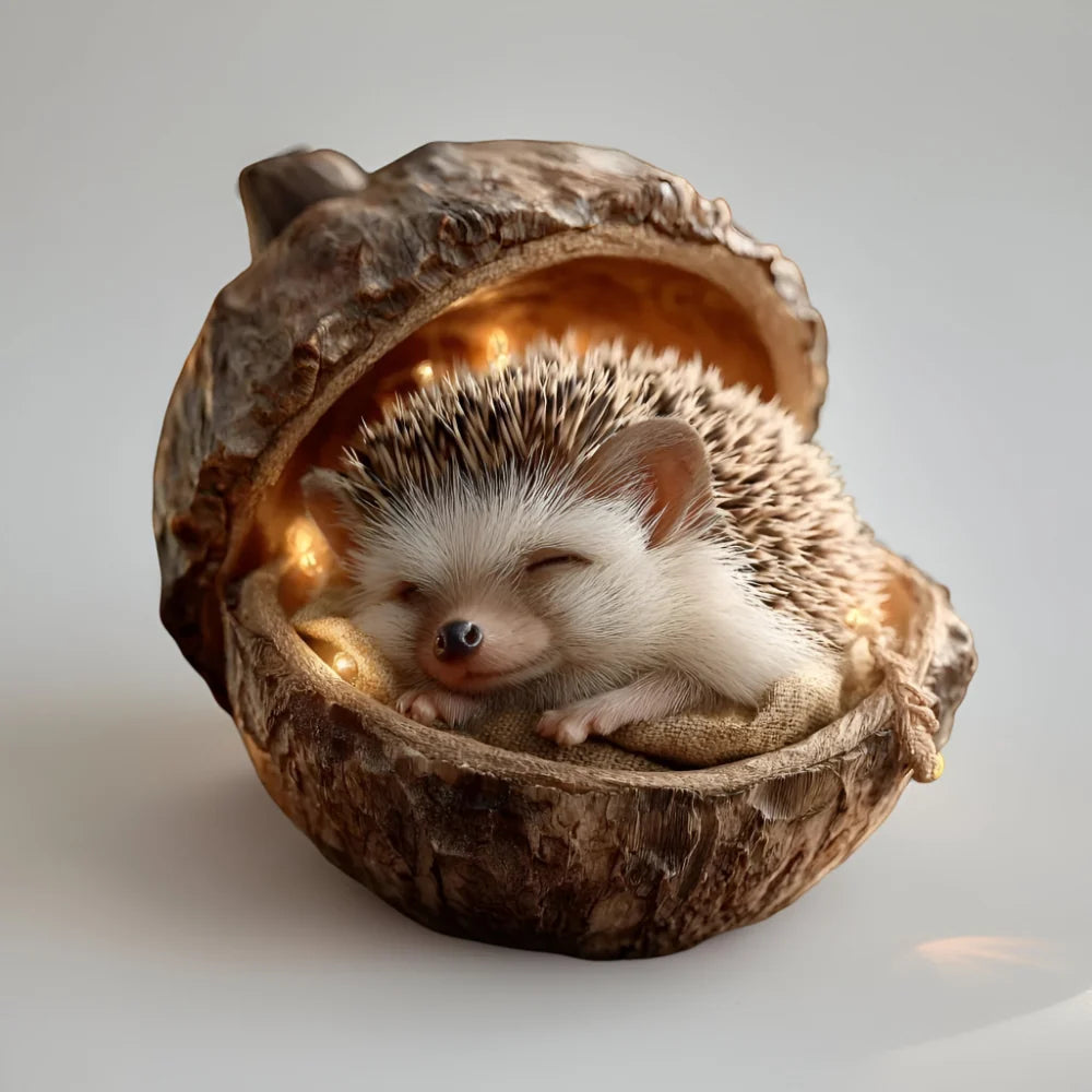 Christmas Tree Ornament with Woodland Animal Acorn Design