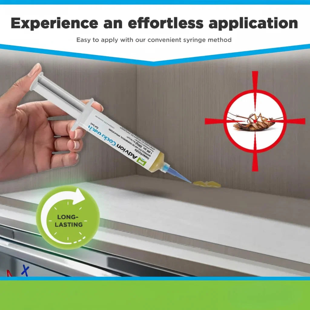 Cockroach Gel Bait with Syringe Applicator