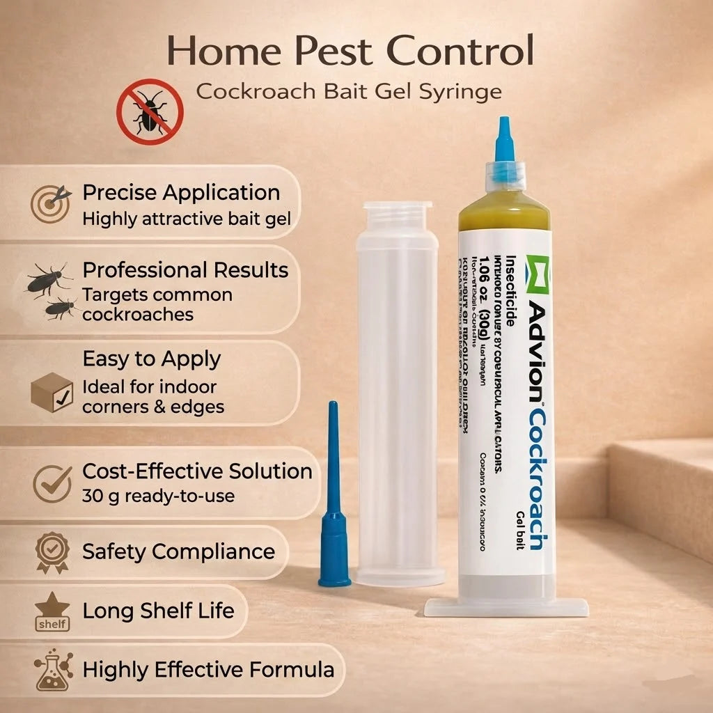 Cockroach Gel Bait with Syringe Applicator