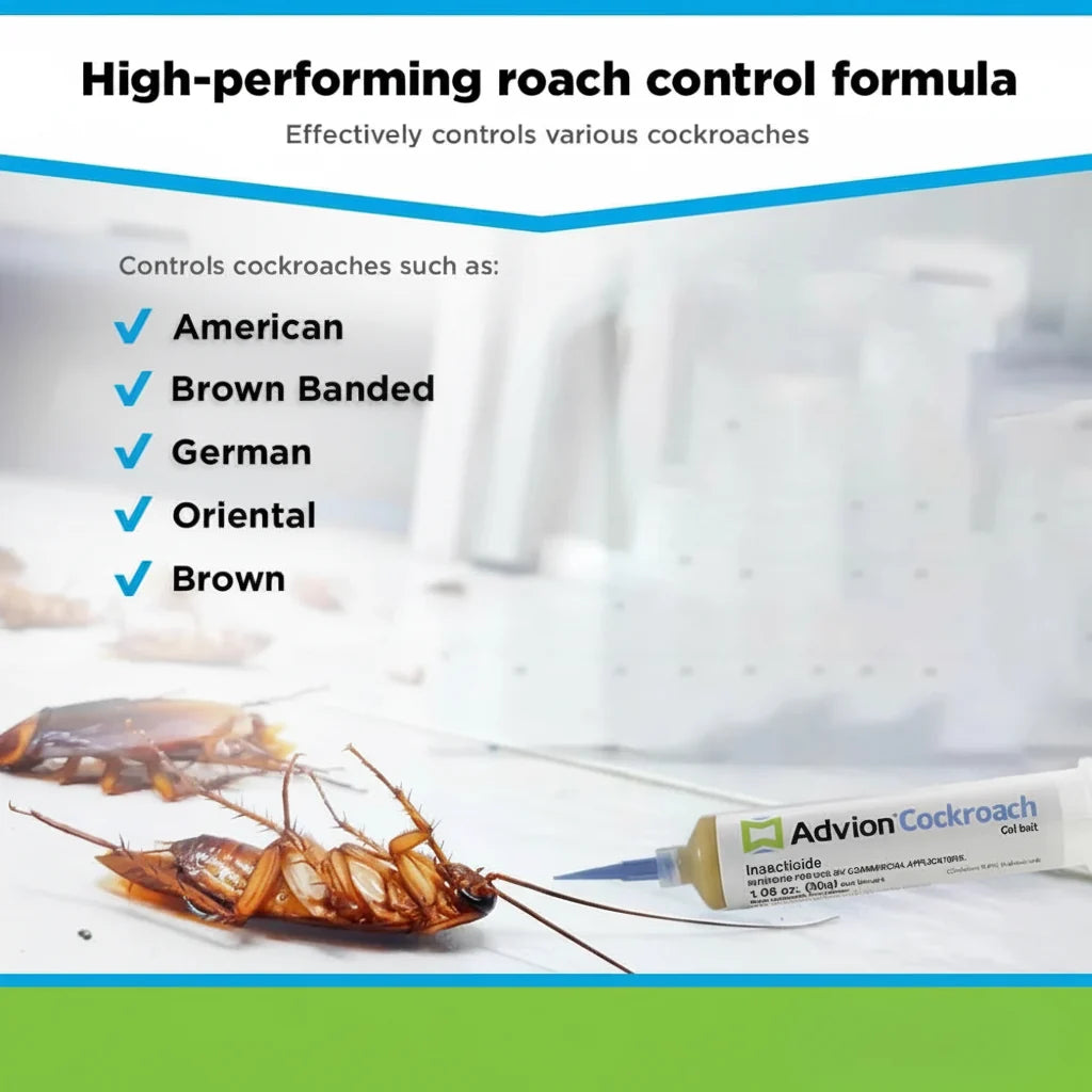 Cockroach Gel Bait with Syringe Applicator