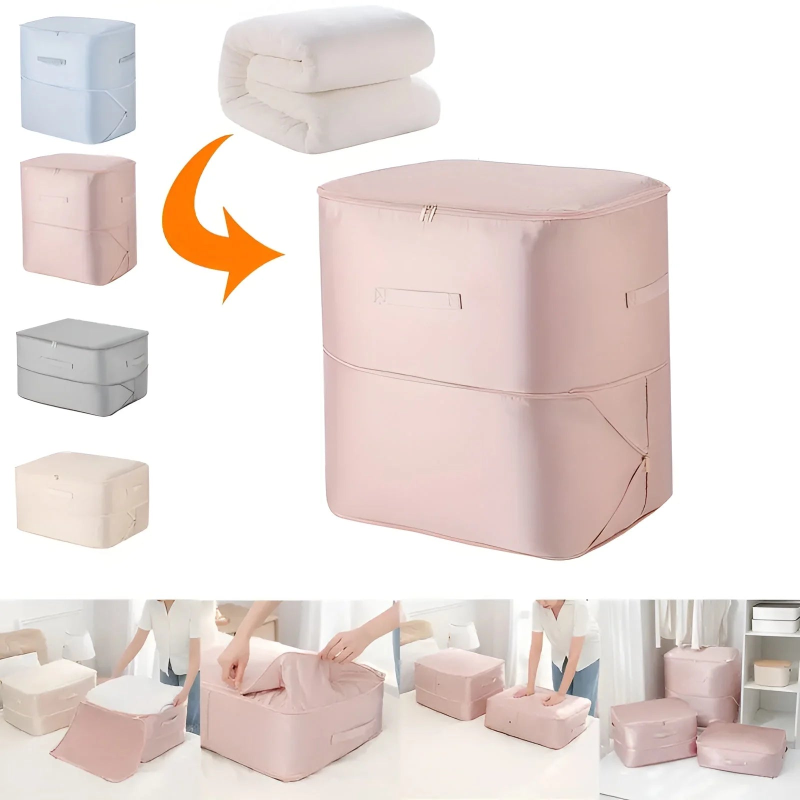 Compression Storage Bag with Roll-Up Seal
