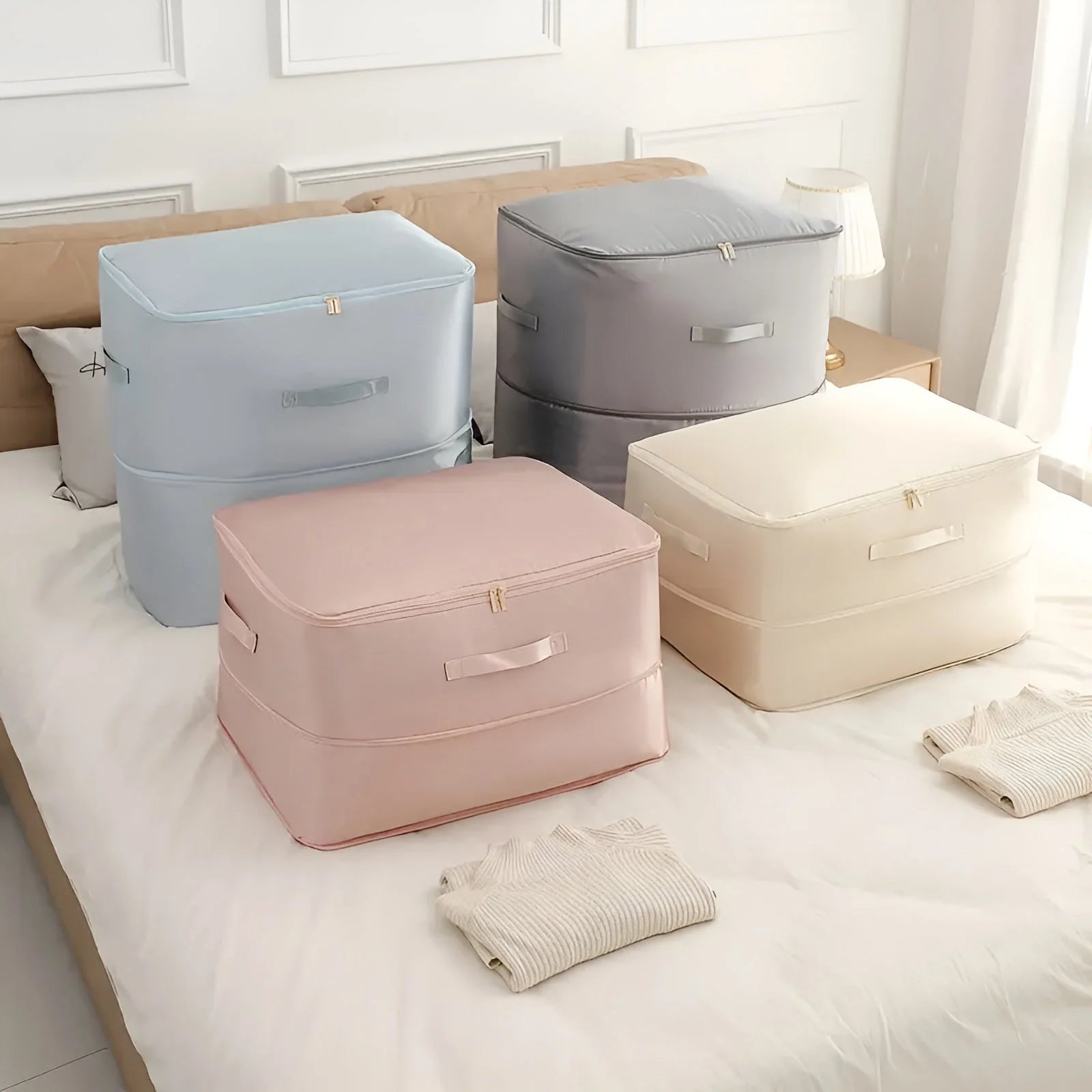 Compression Storage Bag with Roll-Up Seal