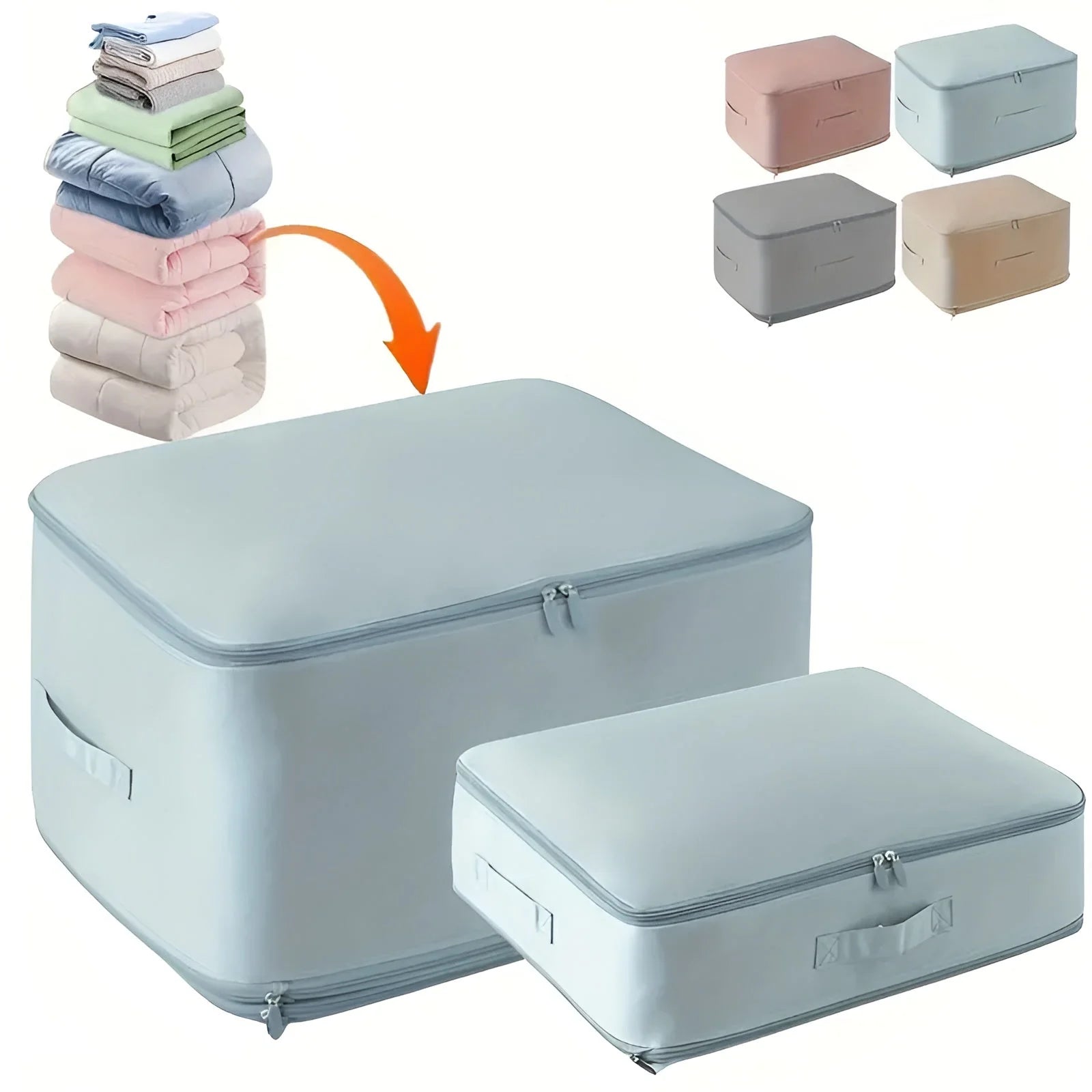 Compression Storage Bag with Roll-Up Seal