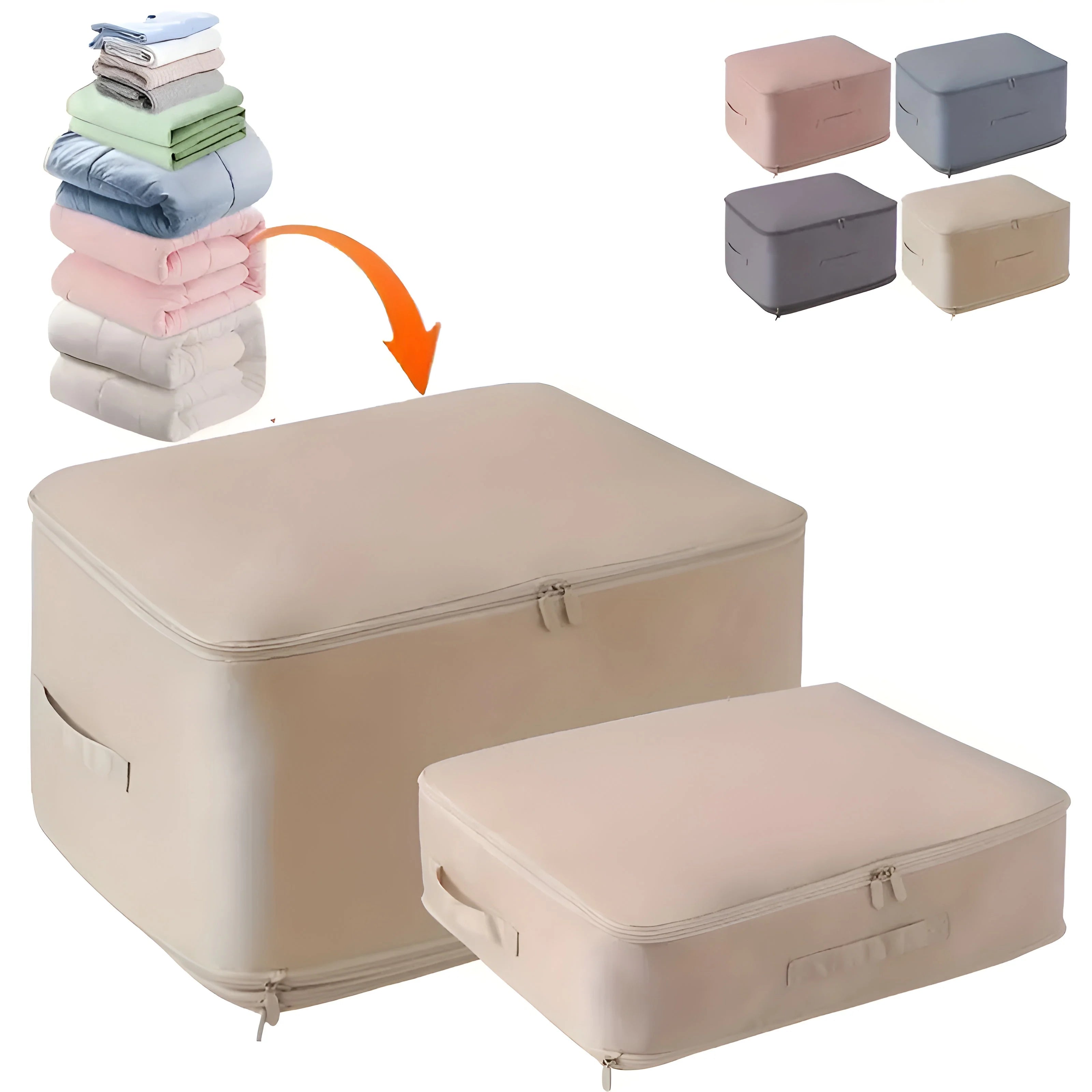 Compression Storage Bag with Roll-Up Seal