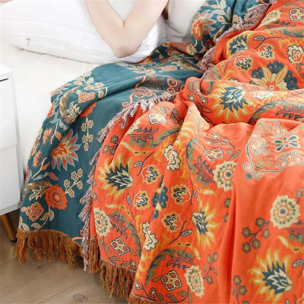 Cotton Gauze Throw Blanket