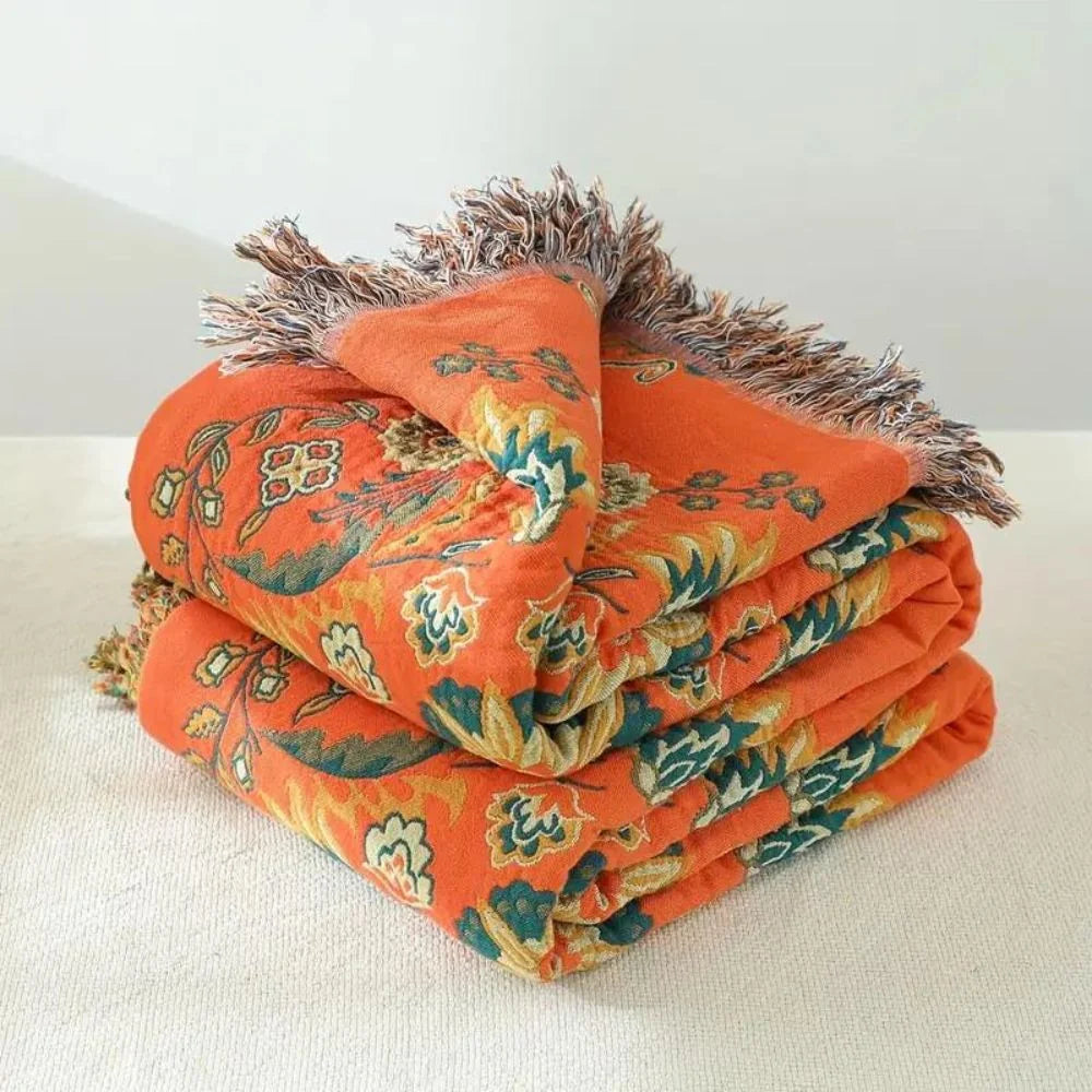 Cotton Gauze Throw Blanket