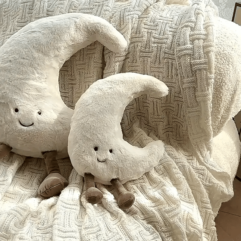 Cuddle Pillow with Sun or Moon Motif