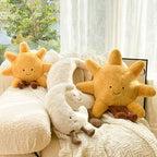 Cuddle Pillow with Sun or Moon Motif
