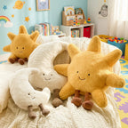 Cuddle Pillow with Sun or Moon Motif