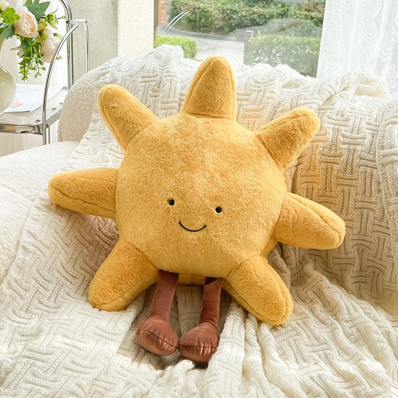 Cuddle Pillow with Sun or Moon Motif