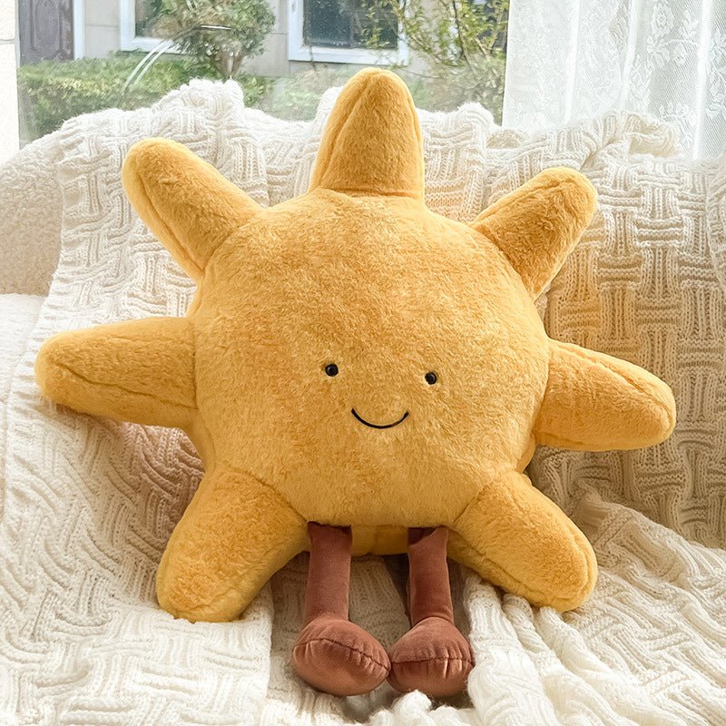 Cuddle Pillow with Sun or Moon Motif
