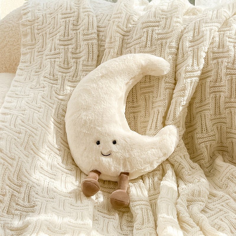Cuddle Pillow with Sun or Moon Motif