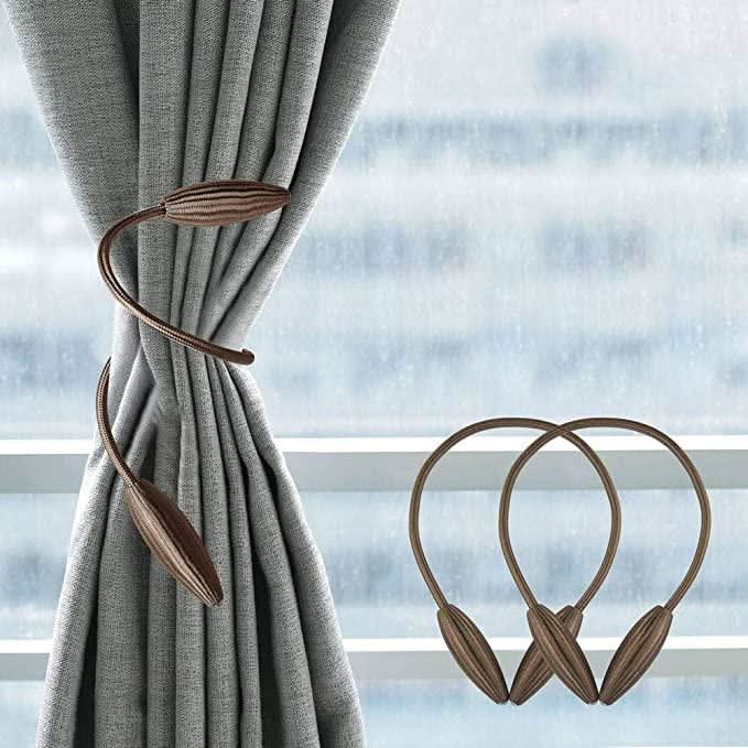 Curtain Tieback | Tool-Free & Shapeable Aluminum