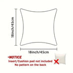 Cushion Cover | Gold Velvet Christmas Prints & Zipper Closure