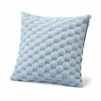 Cushion Cover with 3D Grid Texture
