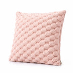 Cushion Cover with 3D Grid Texture