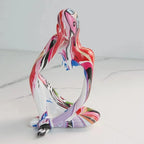 Decorative Table Sculpture | Resin Abstract Thinker