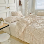 Duvet Cover Set with Pinch Pleat