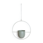 Hanging Plant Pot Holder with Iron Frame