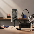 Endoscope Camera | Plug-And-Play 1920×1440 HD & IP67 Waterproof | 5 m Cable