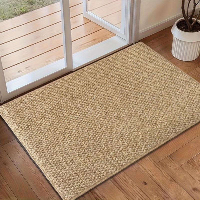 Entryway Doormat | Jute-Look Slip-Resistant & Machine-Washable