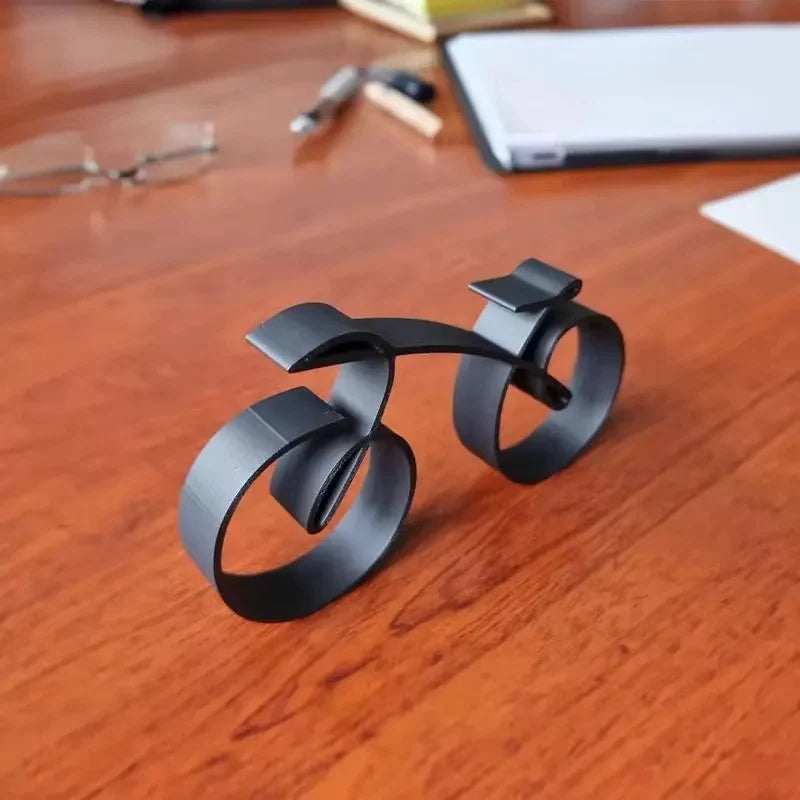 Fahrradskulptur | Minimalistisch & Modern | Schreibtisch- & Regaldekoration