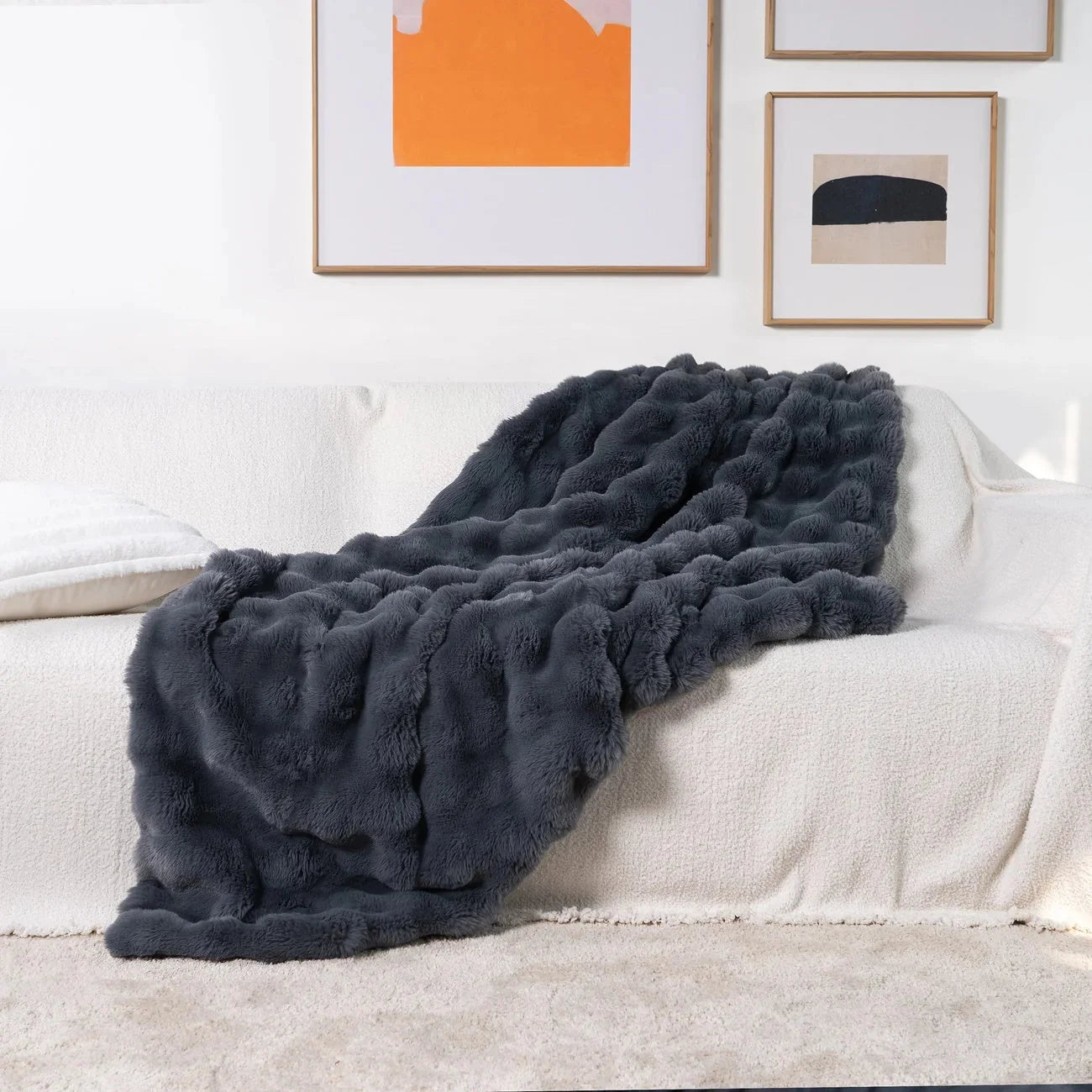 Faux Fur Blanket | Ultra-Soft Double-Lined All-Season