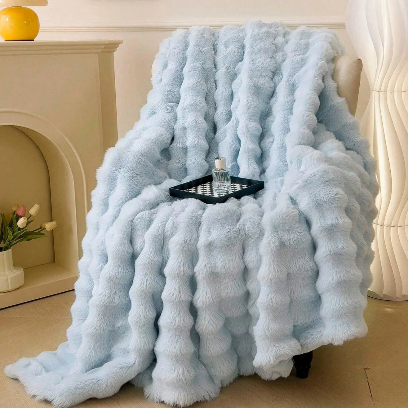 Faux Fur Blanket | Ultra-Soft Double-Lined All-Season