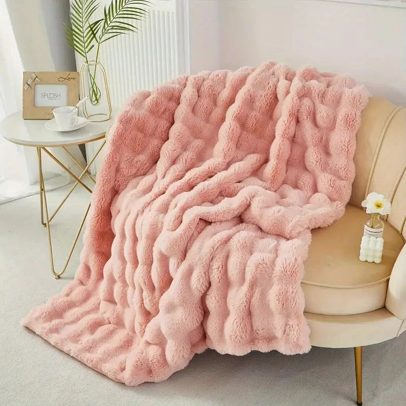 Faux Fur Blanket | Ultra-Soft Double-Lined All-Season