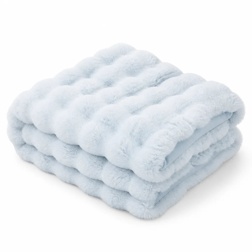 Faux Fur Throw Blanket