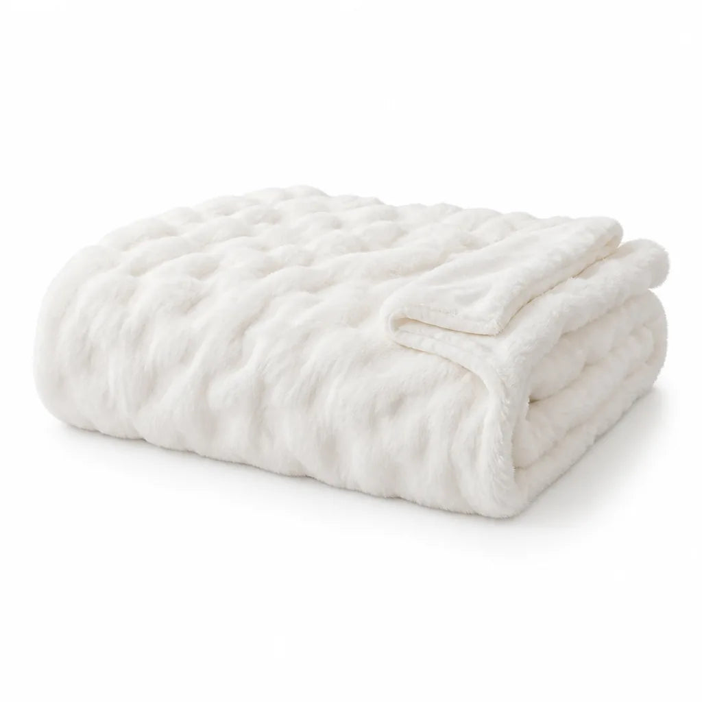 Faux Fur Throw Blanket