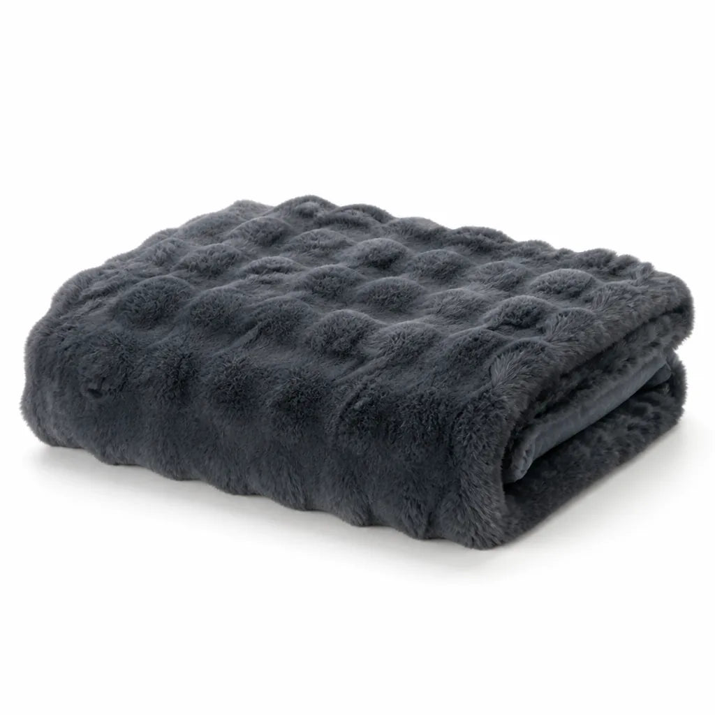 Faux Fur Throw Blanket