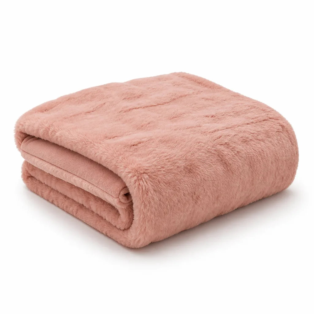 Faux Fur Throw Blanket