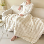 Faux Rabbit Fur Blanket