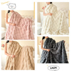 Faux Rabbit Fur Blanket