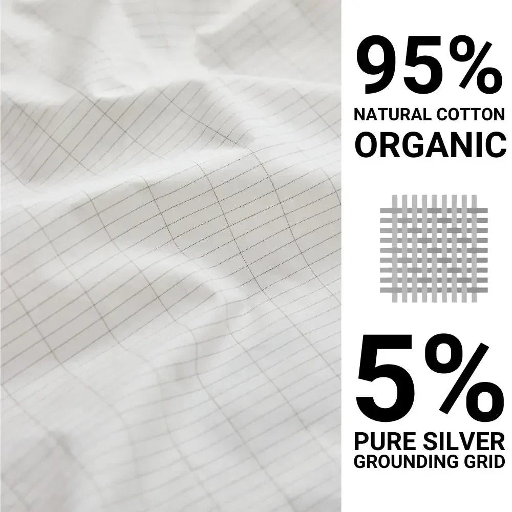 Fitted Sheet | 100% Cotton Satin-Finish & Wrinkle-Free | 30 cm Deep Pocket