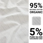 Fitted Sheet | 100% Cotton Satin-Finish & Wrinkle-Free | 30 cm Deep Pocket