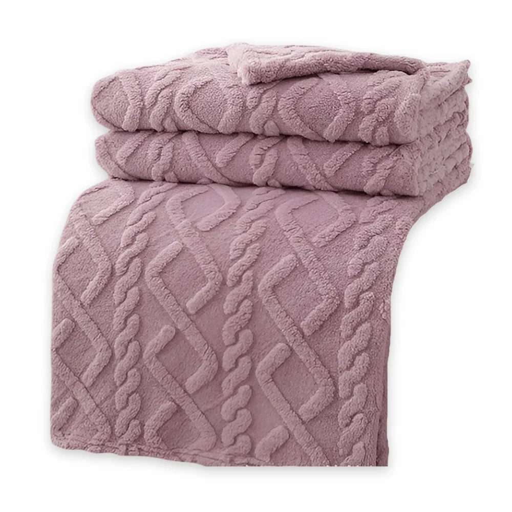 Fleece Blanket | Double-Layered Breathable & Anti-Pilling | 70 x 100 cm
