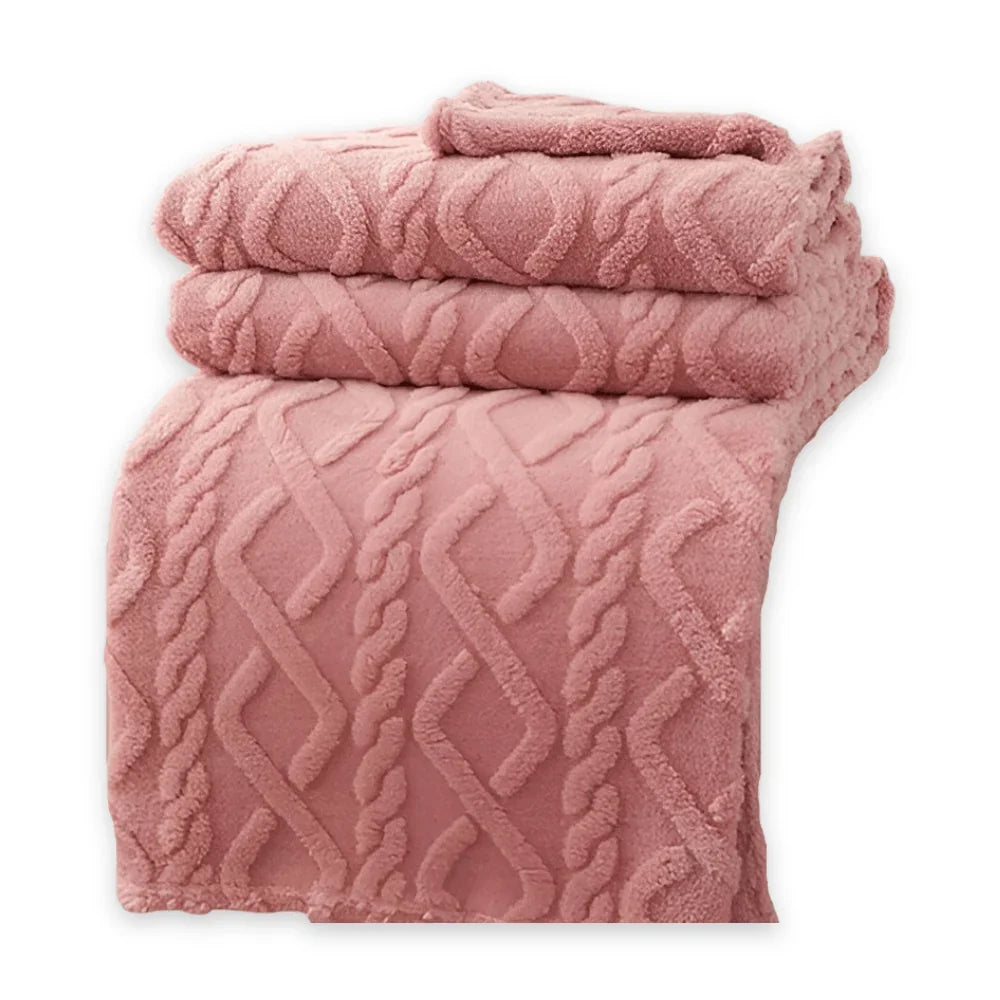 Fleece Blanket | Double-Layered Breathable & Anti-Pilling | 70 x 100 cm