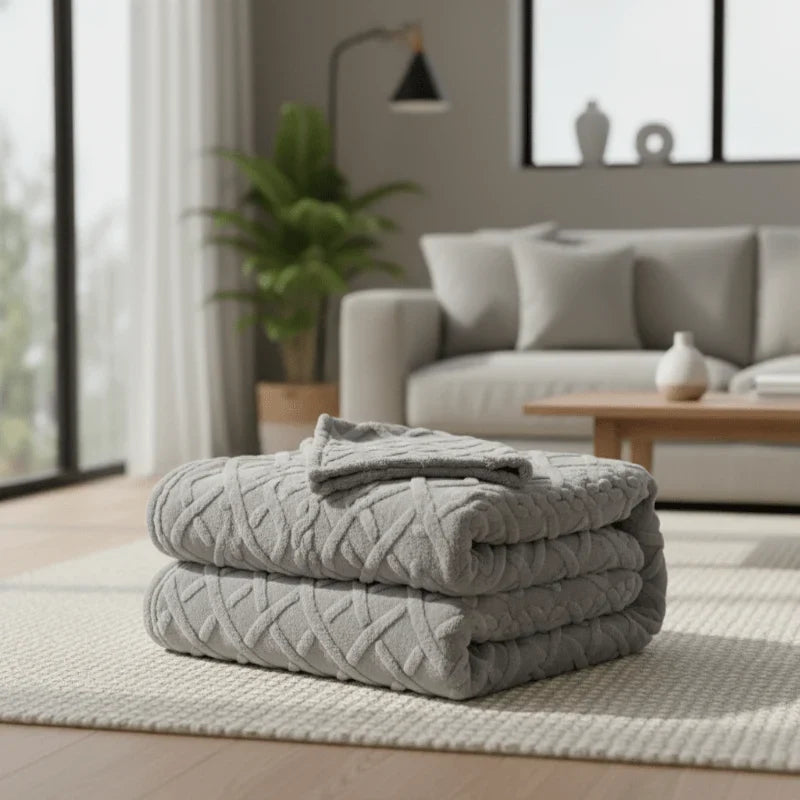 Fleece Blanket | Double-Layered Breathable & Anti-Pilling | 70 x 100 cm