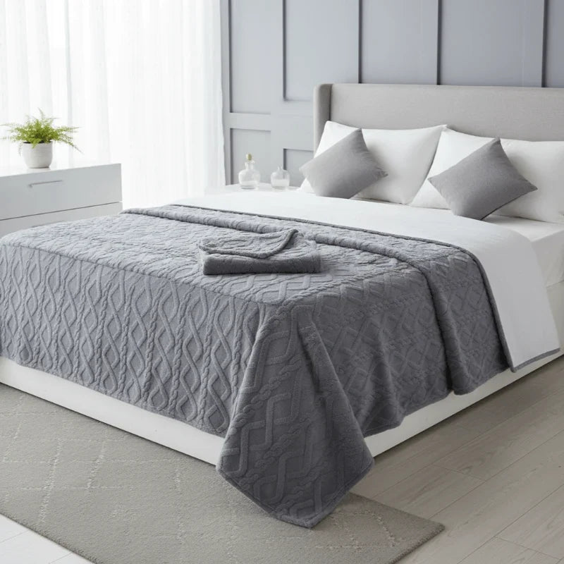 Fleece Blanket | Double-Layered Breathable & Anti-Pilling | 70 x 100 cm