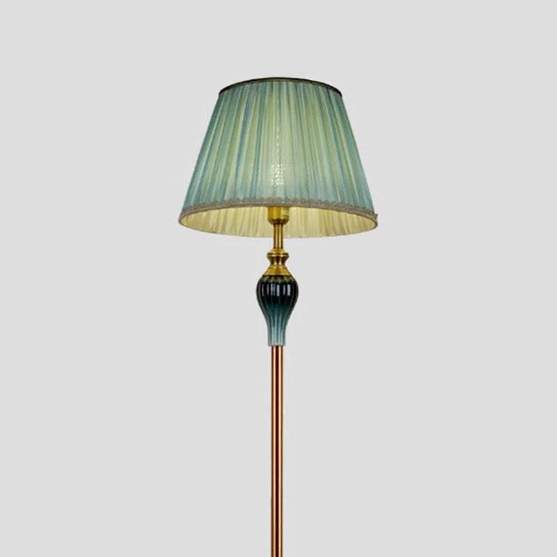 Floor Lamp | Fabric Dome Shade & Metal Base | 5 Colours