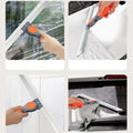 Floor Mop | Silicone Scraper Head & Built-In Squeegee | 50 cm