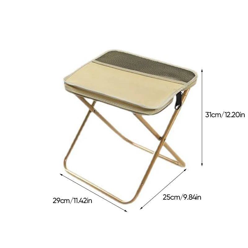 Foldable Backpack Stool | Waterproof Oxford & Ultra-Compact | Supports 330 lbs